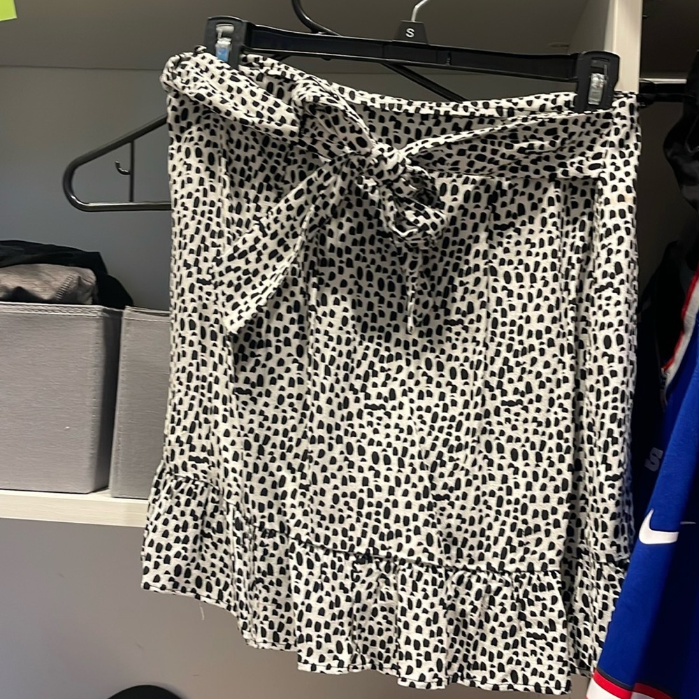 Dalmatian print skirt